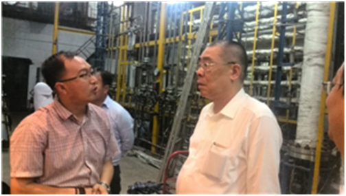 上海集团领导参观简讯(图2)